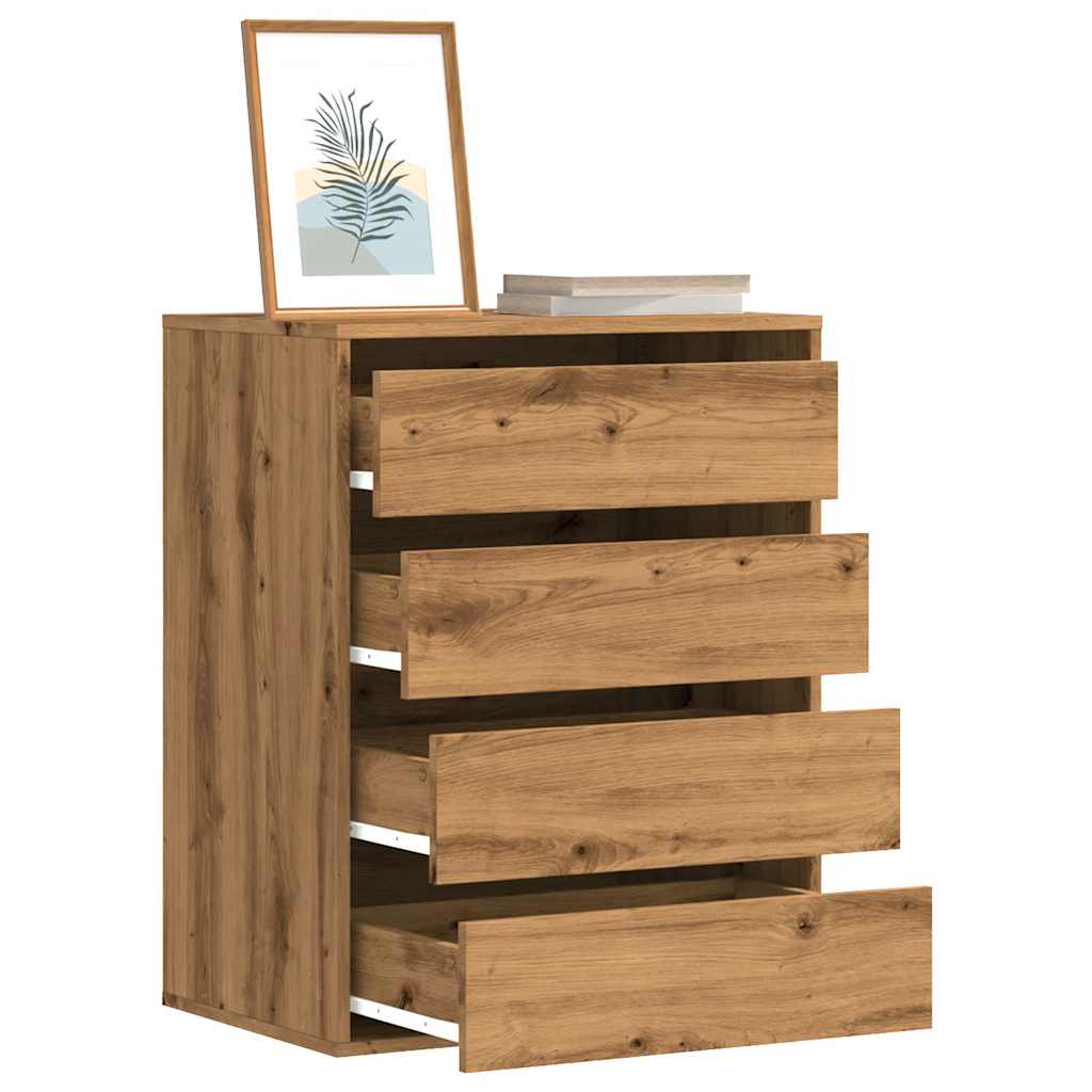 Kommode Artisan Eik 60X41X76 Cm Konstruert Tre