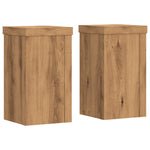 Plantestativer 2 Stk Artisan Eik 10X10X18 Cm Konstruert Tre