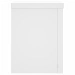 Plantestativer 2 Stk Hvit 15X15X20 Cm Konstruert Tre
