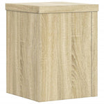 Plantestativer 2 Stk Sonoma Eik 15X15X20 Cm Konstruert Tre