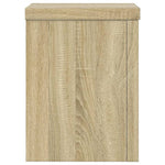 Plantestativer 2 Stk Sonoma Eik 15X15X20 Cm Konstruert Tre