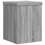 Plantestativer 2 Stk Grå Sonoma 15X15X20 Cm Konstruert Tre