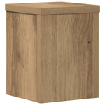 Plantestativer 2 Stk Artisan Eik 15X15X20 Cm Konstruert Tre
