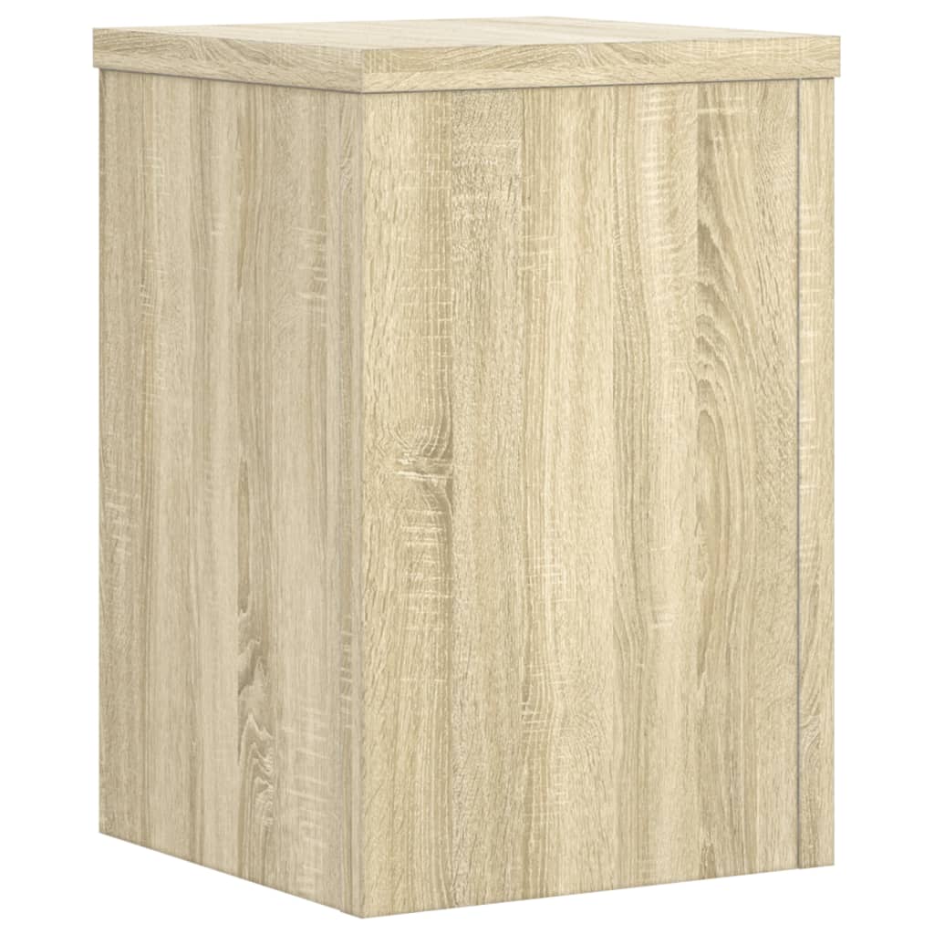 Plantestativer 2 Stk Sonoma Eik 20X20X30 Cm Konstruert Tre