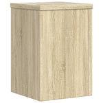 Plantestativer 2 Stk Sonoma Eik 20X20X30 Cm Konstruert Tre