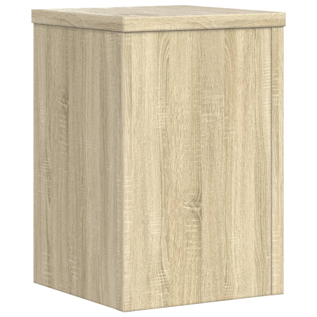 Plantestativer 2 Stk Sonoma Eik 20X20X30 Cm Konstruert Tre