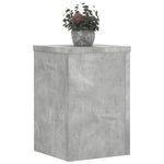 Plantestativer 2 Stk Betonggrå 20X20X30 Cm Konstruert Tre