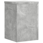 Plantestativer 2 Stk Betonggrå 20X20X30 Cm Konstruert Tre
