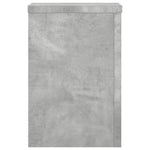 Plantestativer 2 Stk Betonggrå 20X20X30 Cm Konstruert Tre