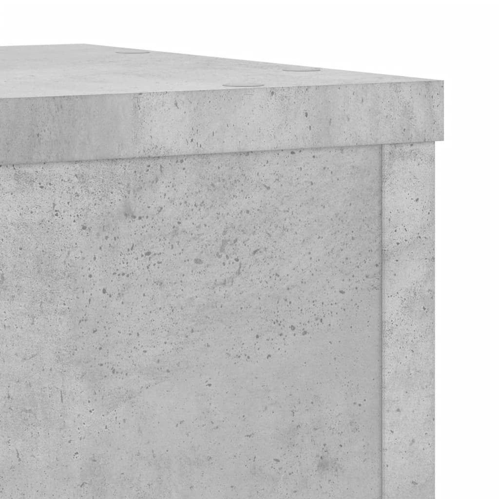 Plantestativer 2 Stk Betonggrå 20X20X30 Cm Konstruert Tre