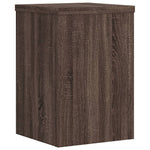Plantestativer 2 Stk Brun Eik 20X20X30 Cm Konstruert Tre