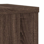 Plantestativer 2 Stk Brun Eik 20X20X30 Cm Konstruert Tre