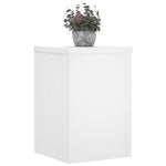 Plantestativer 2 Stk Hvit 25X25X35 Cm Konstruert Tre