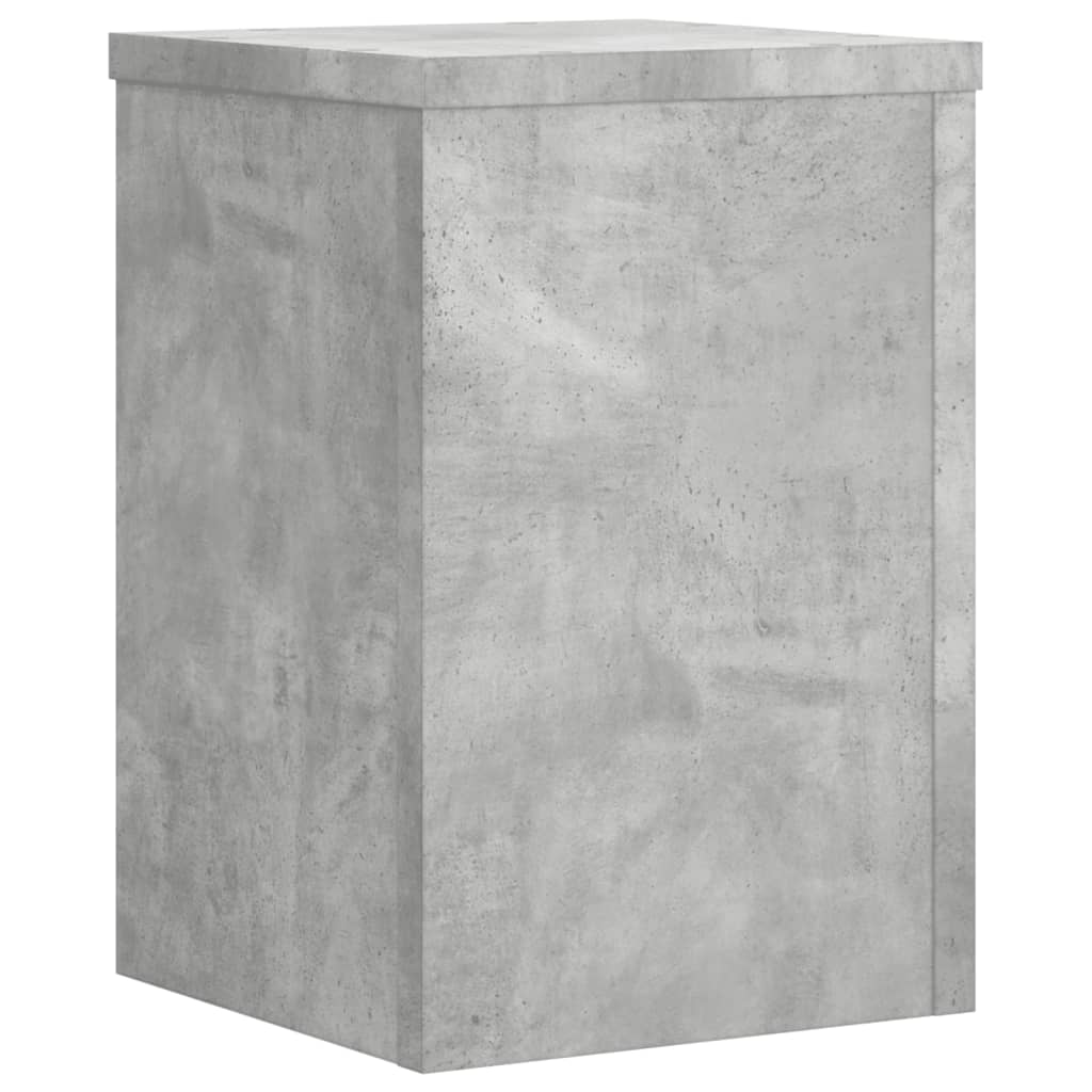 Plantestativer 2 Stk Betonggrå 25X25X35 Cm Konstruert Tre