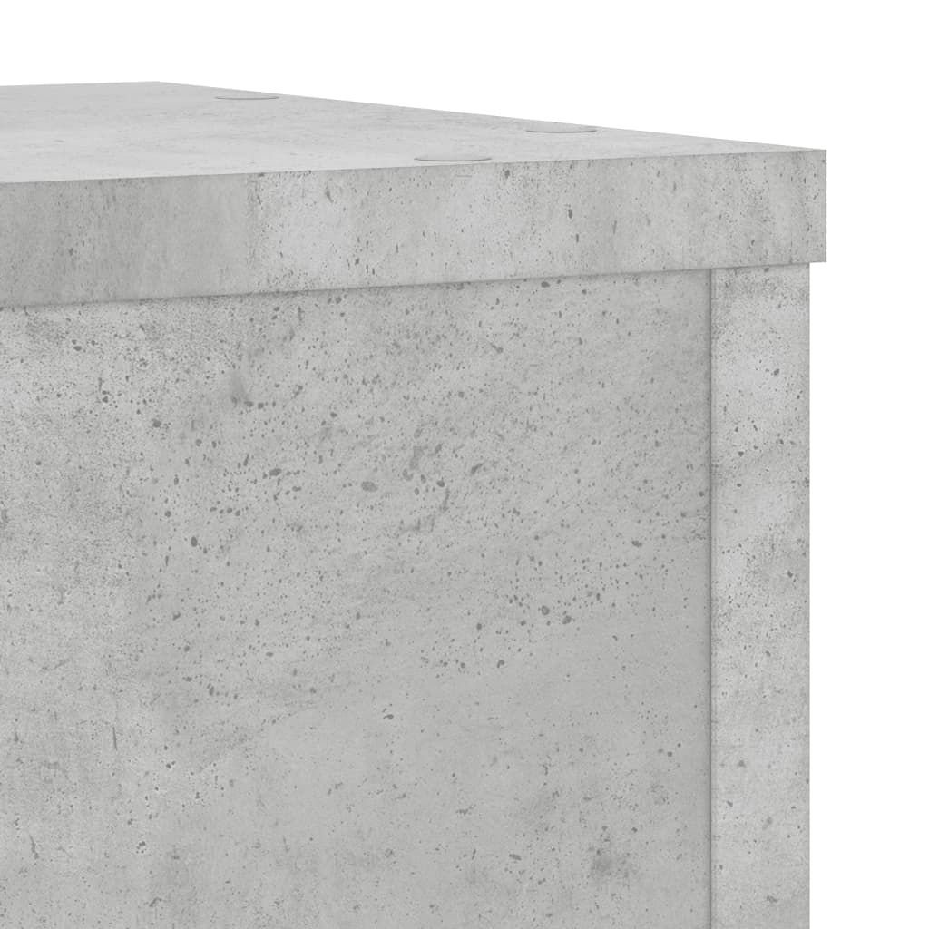 Plantestativer 2 Stk Betonggrå 25X25X35 Cm Konstruert Tre