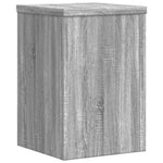 Plantestativer 2 Stk Grå Sonoma 25X25X35 Cm Konstruert Tre