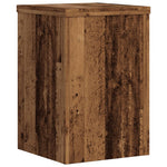 Plantestativer 2 Stk Gammelt Tre 25X25X35 Cm Konstruert Tre