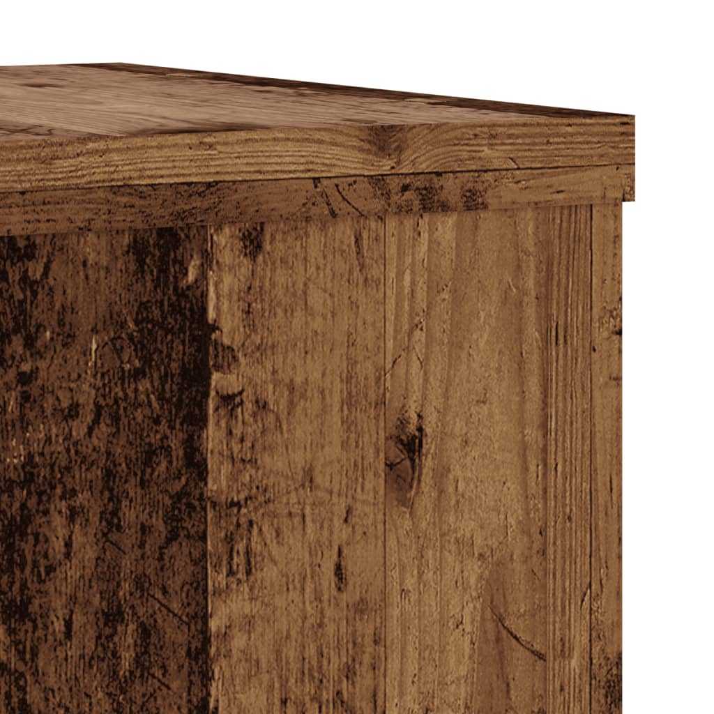 Plantestativer 2 Stk Gammelt Tre 25X25X35 Cm Konstruert Tre