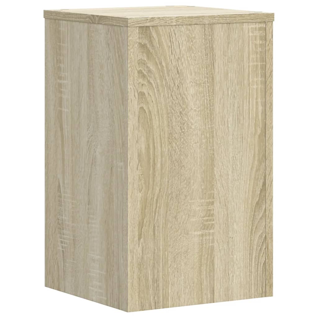 Plantestativer 2 Stk Sonoma Eik 30X30X50 Cm Konstruert Tre