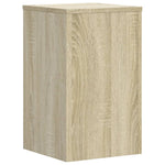 Plantestativer 2 Stk Sonoma Eik 30X30X50 Cm Konstruert Tre