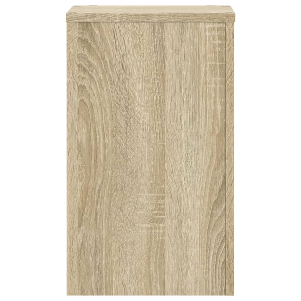 Plantestativer 2 Stk Sonoma Eik 30X30X50 Cm Konstruert Tre