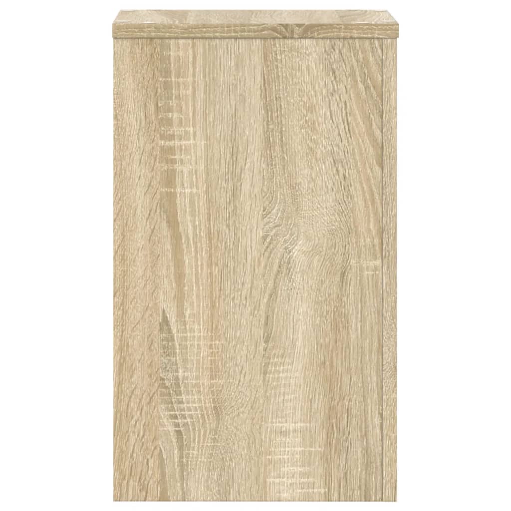 Plantestativer 2 Stk Sonoma Eik 30X30X50 Cm Konstruert Tre