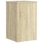 Plantestativer 2 Stk Sonoma Eik 30X30X50 Cm Konstruert Tre