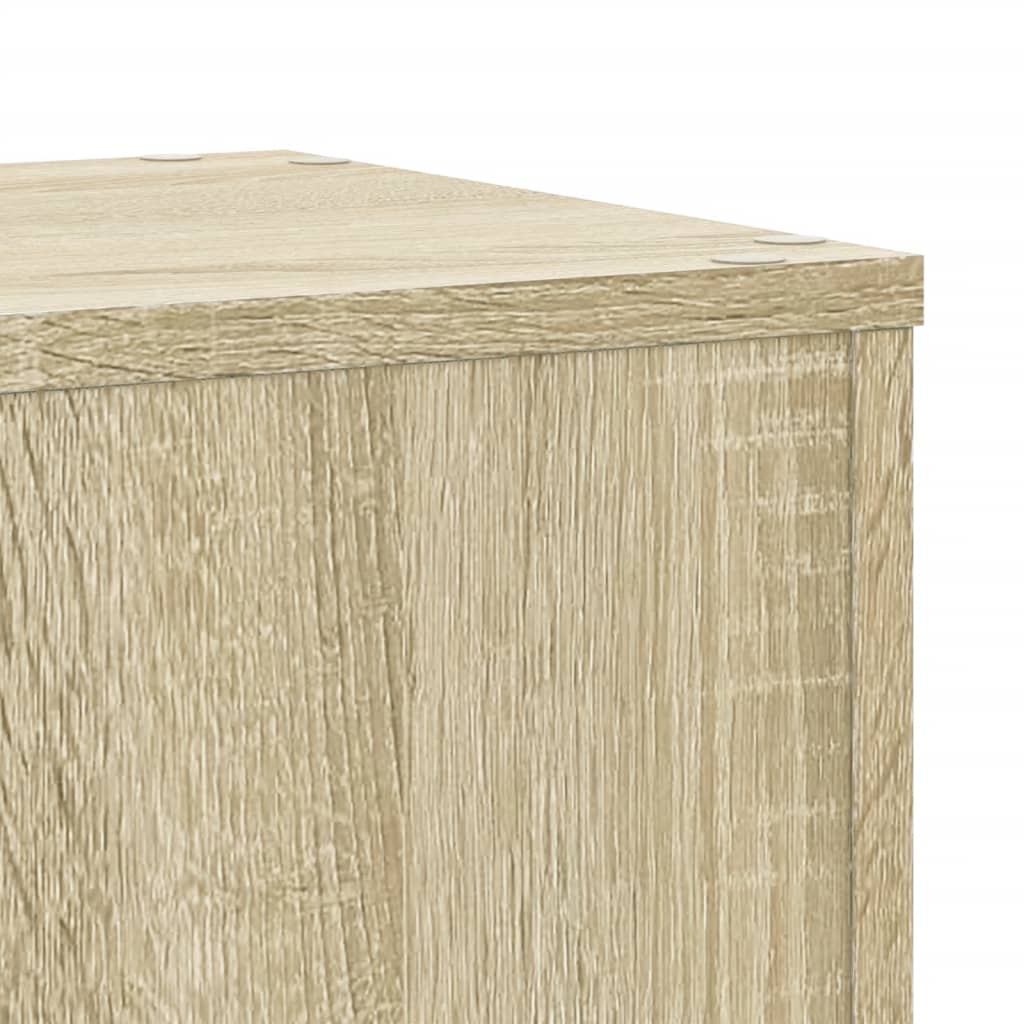 Plantestativer 2 Stk Sonoma Eik 30X30X50 Cm Konstruert Tre
