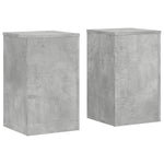 Plantestativer 2 Stk Betonggrå 30X30X50 Cm Konstruert Tre