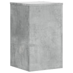 Plantestativer 2 Stk Betonggrå 30X30X50 Cm Konstruert Tre