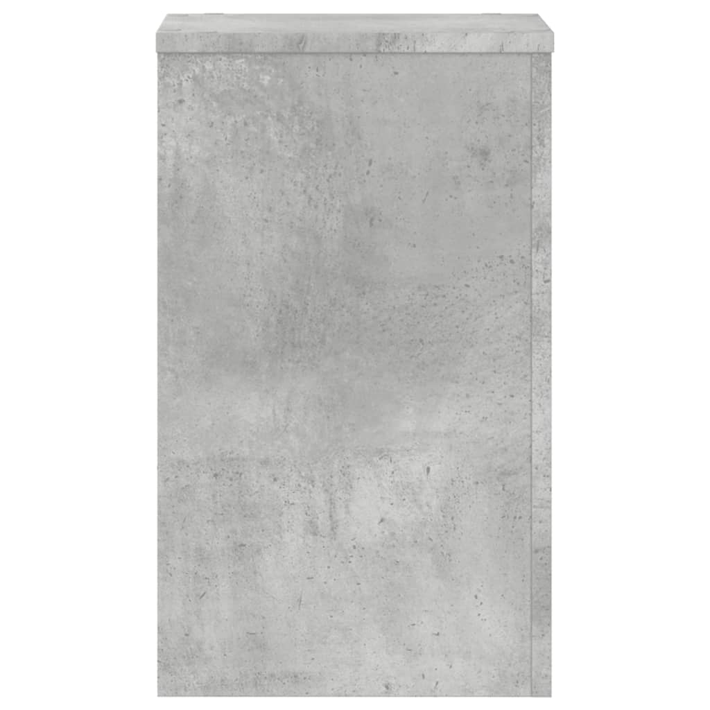 Plantestativer 2 Stk Betonggrå 30X30X50 Cm Konstruert Tre