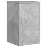 Plantestativer 2 Stk Betonggrå 30X30X50 Cm Konstruert Tre