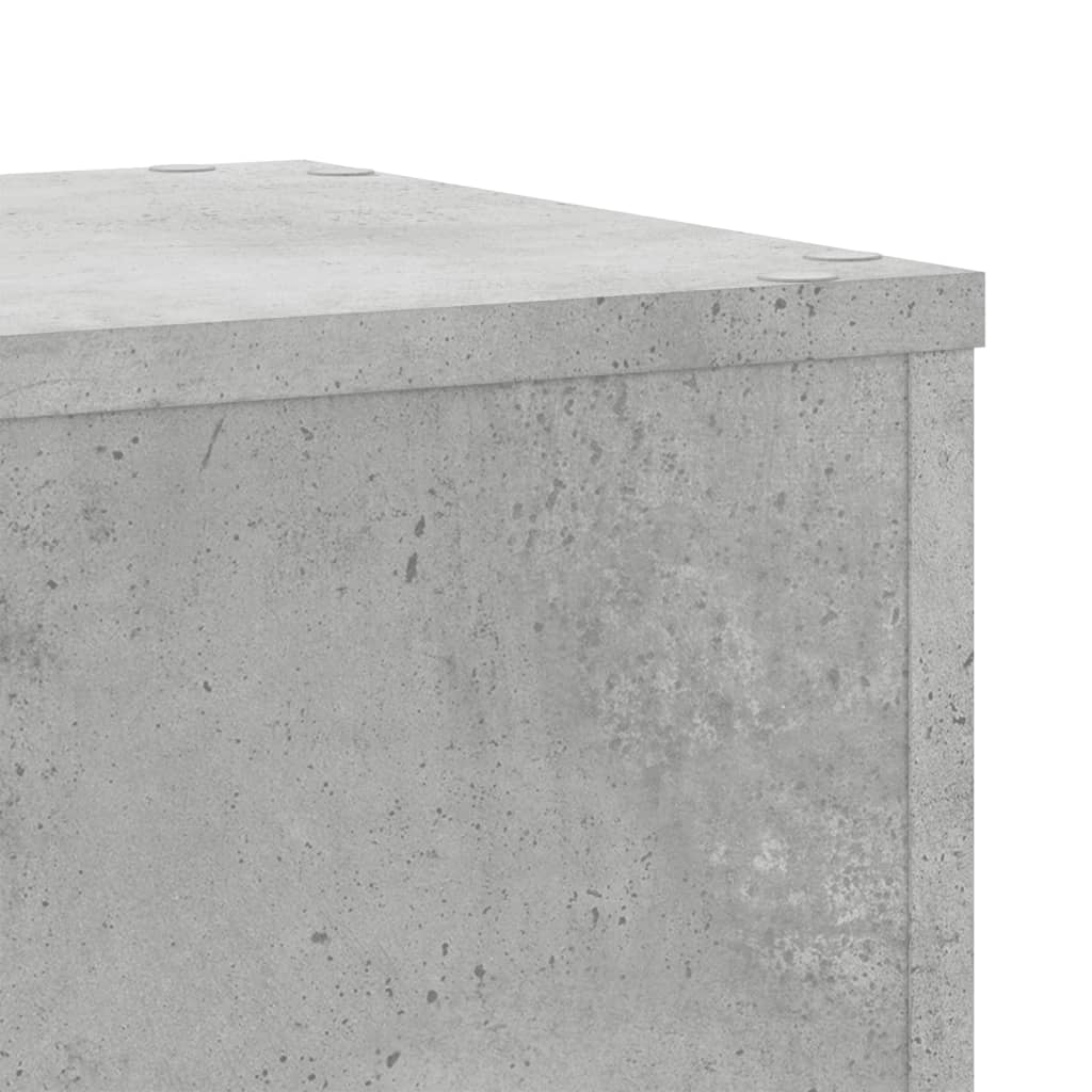 Plantestativer 2 Stk Betonggrå 30X30X50 Cm Konstruert Tre