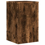 Plantestativer 2 Stk Røkt Eik 30X30X50 Cm Konstruert Tre