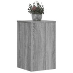 Plantestativer 2 Stk Grå Sonoma 30X30X50 Cm Konstruert Tre