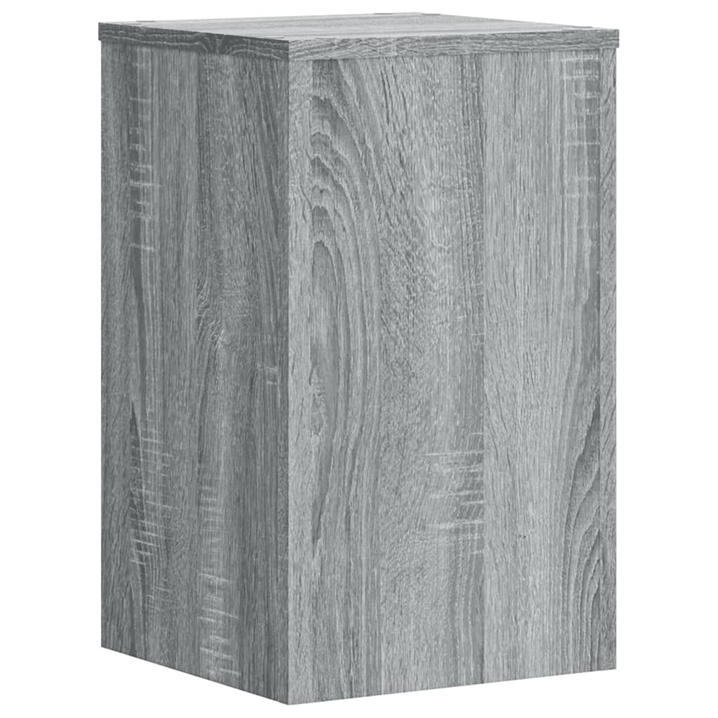 Plantestativer 2 Stk Grå Sonoma 30X30X50 Cm Konstruert Tre