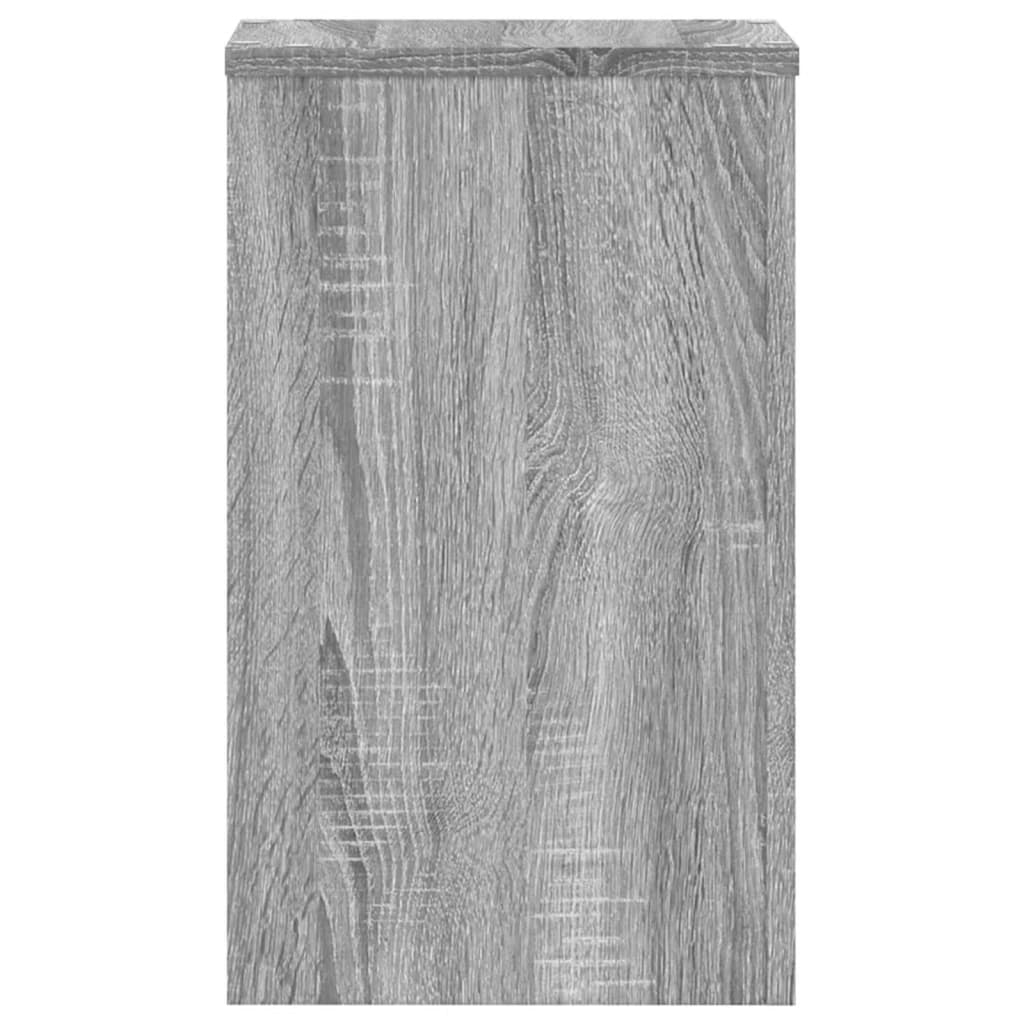 Plantestativer 2 Stk Grå Sonoma 30X30X50 Cm Konstruert Tre