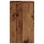 Plantestativer 2 Stk Gammelt Tre 30X30X50 Cm Konstruert Tre