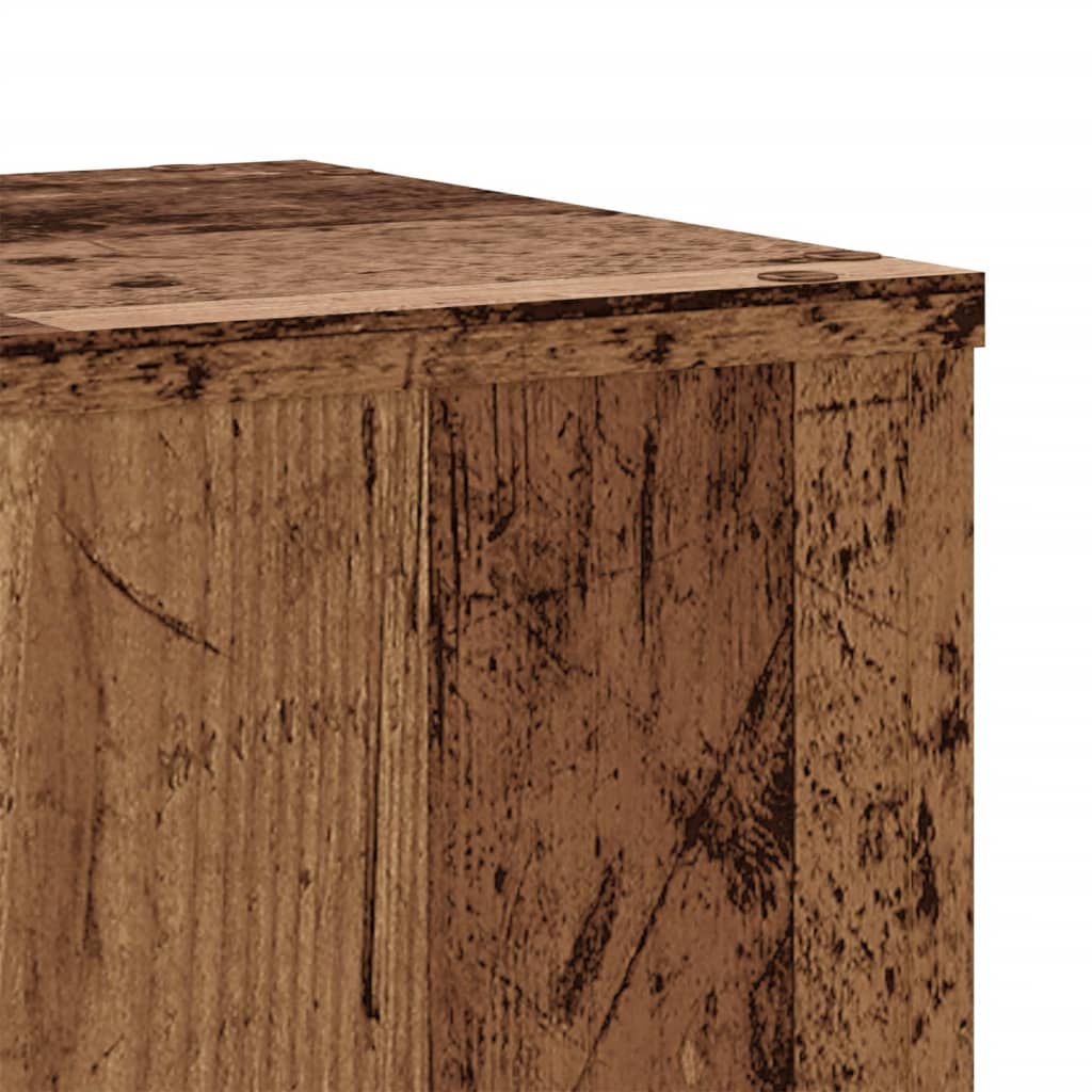 Plantestativer 2 Stk Gammelt Tre 30X30X50 Cm Konstruert Tre