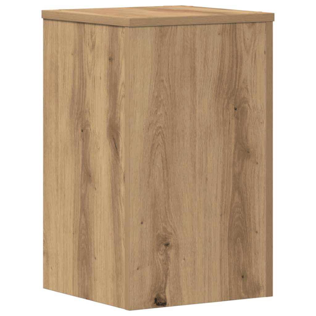 Plantestativer 2 Stk Artisan Eik 30X30X50 Cm Konstruert Tre