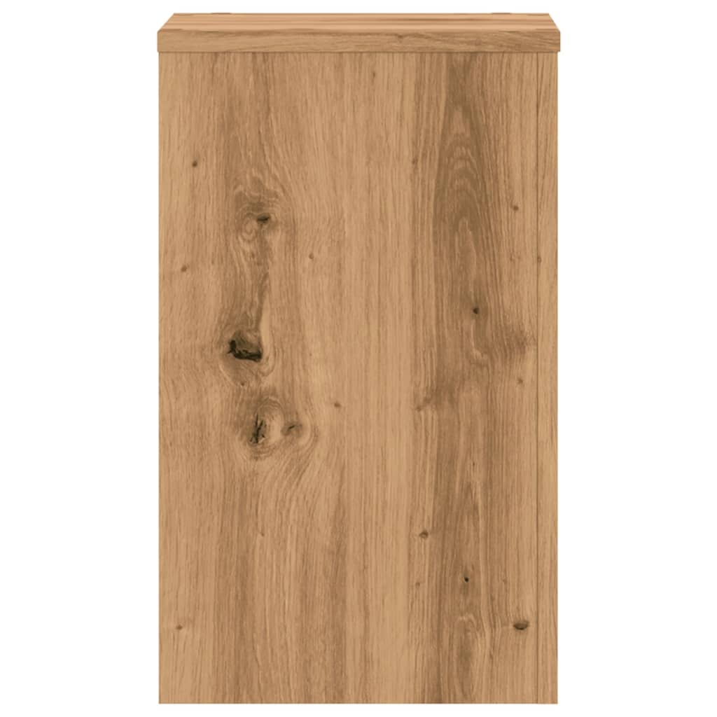 Plantestativer 2 Stk Artisan Eik 30X30X50 Cm Konstruert Tre