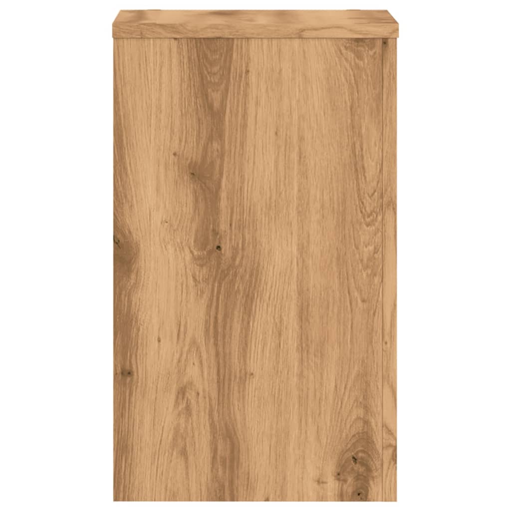 Plantestativer 2 Stk Artisan Eik 30X30X50 Cm Konstruert Tre