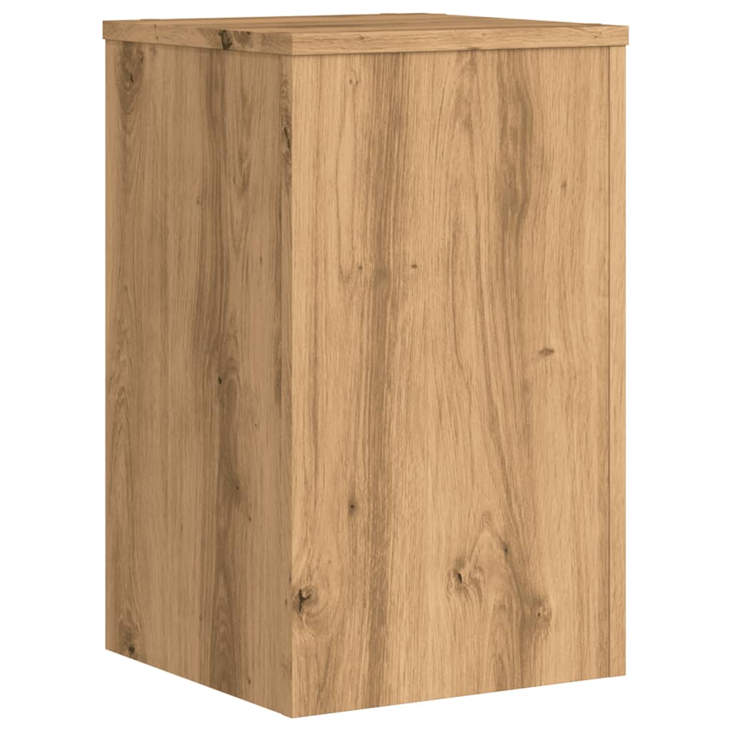Plantestativer 2 Stk Artisan Eik 30X30X50 Cm Konstruert Tre