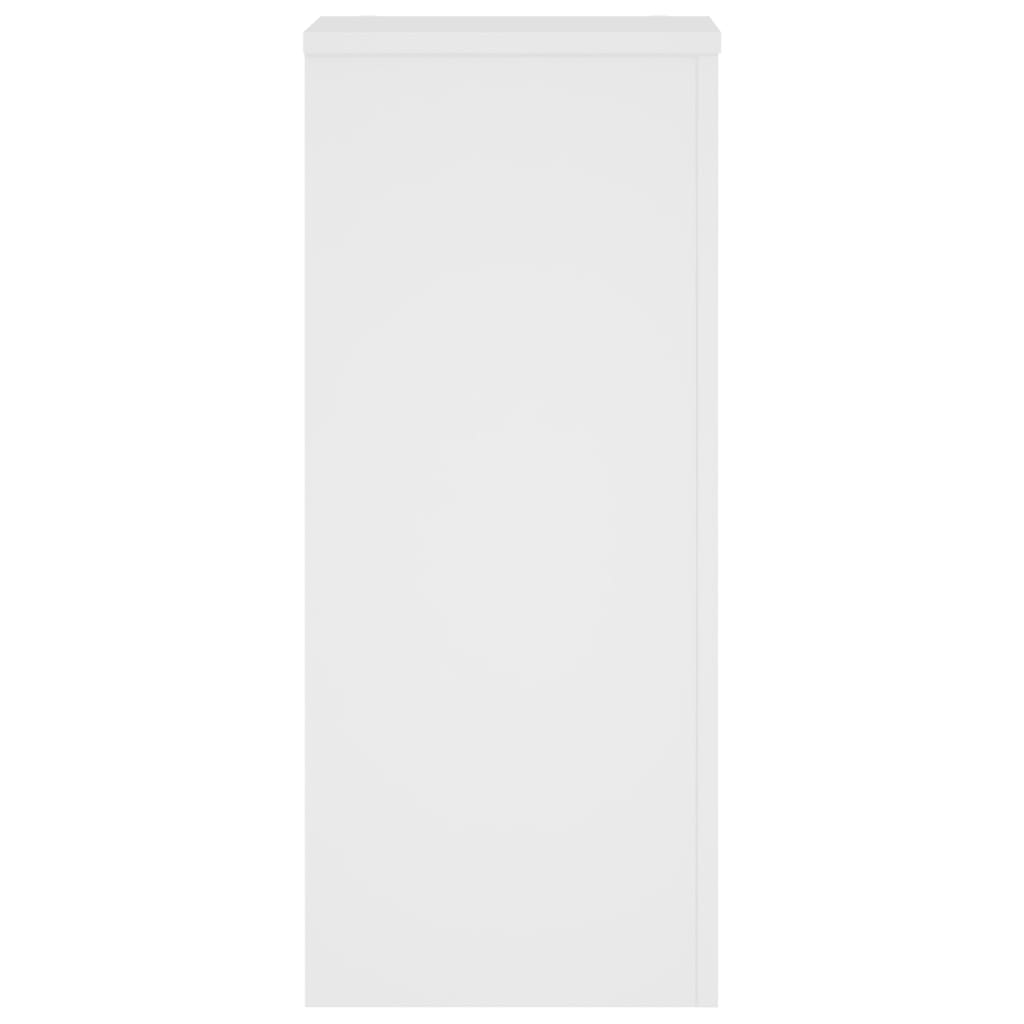 Plantestativer 2 Stk Hvit 30X30X70 Cm Konstruert Tre