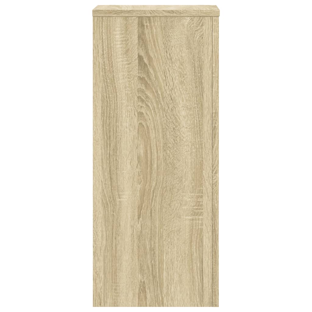 Plantestativer 2 Stk Sonoma Eik 30X30X70 Cm Konstruert Tre
