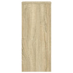 Plantestativer 2 Stk Sonoma Eik 30X30X70 Cm Konstruert Tre