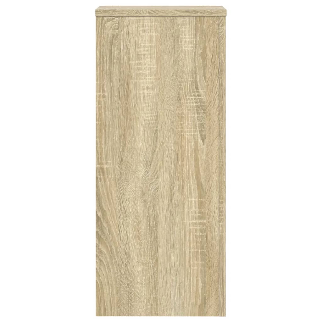 Plantestativer 2 Stk Sonoma Eik 30X30X70 Cm Konstruert Tre