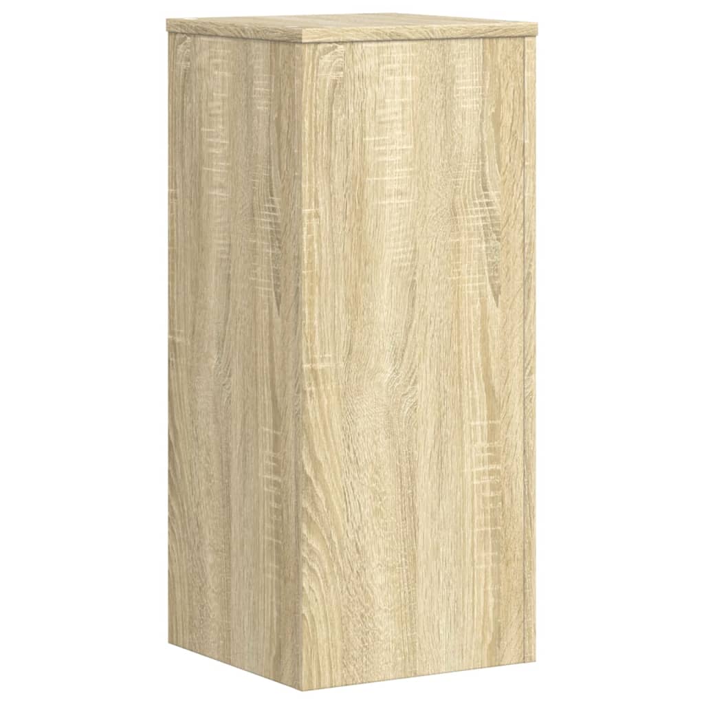 Plantestativer 2 Stk Sonoma Eik 30X30X70 Cm Konstruert Tre