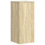 Plantestativer 2 Stk Sonoma Eik 30X30X70 Cm Konstruert Tre