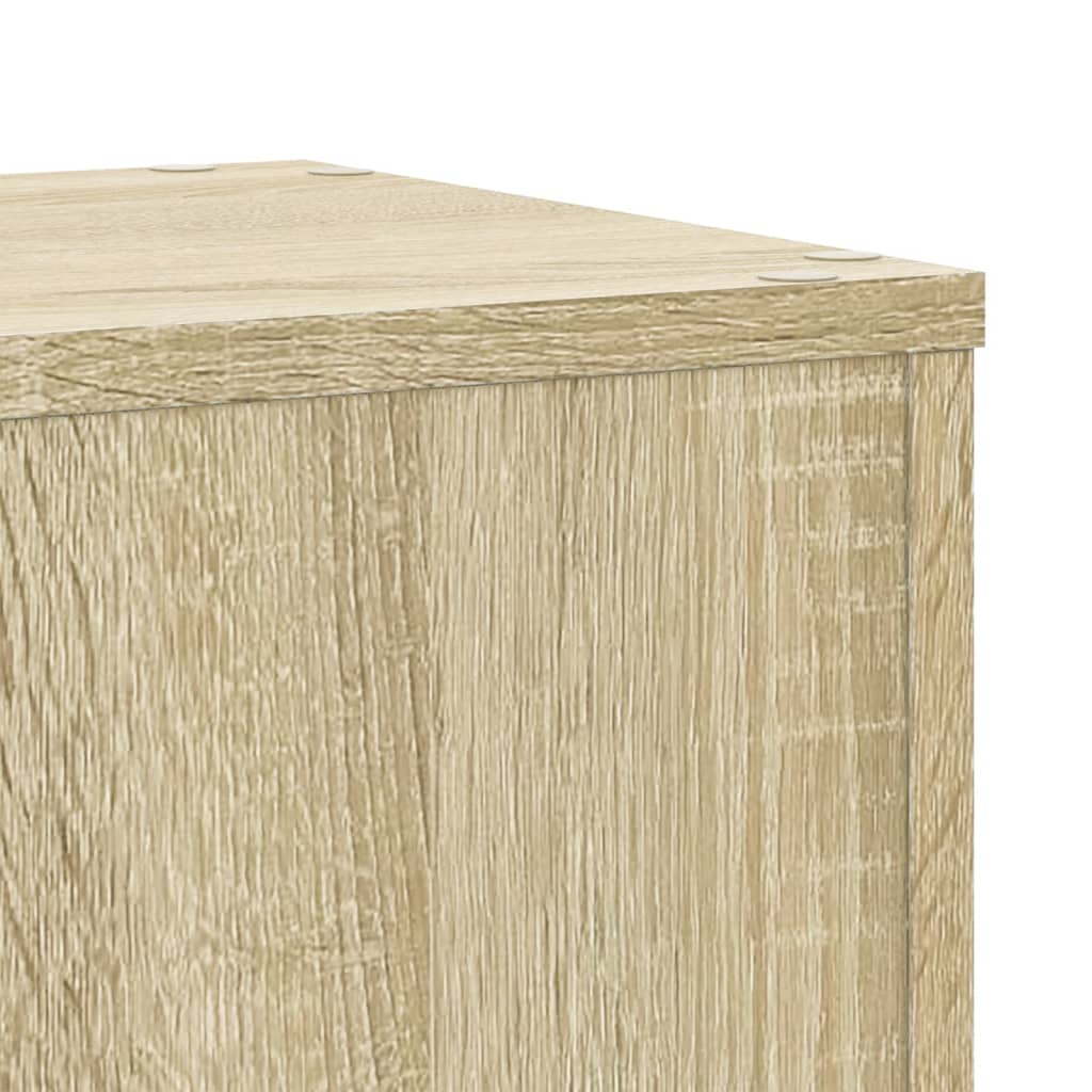 Plantestativer 2 Stk Sonoma Eik 30X30X70 Cm Konstruert Tre